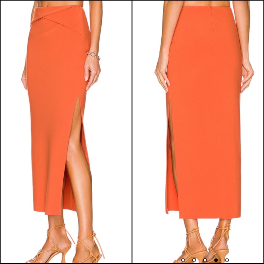 $390 ⬇️NWT Bec + Bridge 2 piece crop top skirt set 6/M co-ord - Picture 2 of 11